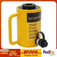 20T Hydraulischer Wagenheber 45 # Stahl-Hohlzylinder 60mm Echter Hub ZG3/8 Schnellkupplung Separater Typ für Ingenieurwesen