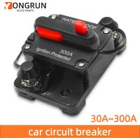 YONGRUN Car Audio System Manual Reset Circuit Breaker 20A To 150A Waterproof Marine Circuit Breaker Reset Fuse 48V12V Car Marine