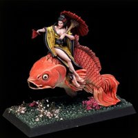 Hori Mizu, 28mm, Resin Model figure, GK, Fantasy theme, Unassembled and unpainted kit