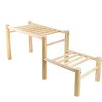 Roosting Perch Strong Secure Wooden Farm Chicken Toys Chick Roosting Perch Stand Toys for Backyard Garden Farms Coop House