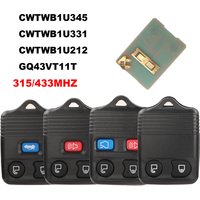 jingyuqin 315/433 Mhz Remote For Ford Escape F 150 Explorer 2001-2007 CWTWB1U345 CWTWB1U331 CWTWB1U212 GQ43VT11T Key Transmitter