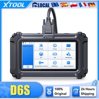 XTOOL D6S Allsystem-Kfz-Diagnosegerät Codeleser Auto VIN Vollständiger OBD2-Scanner mit 30 Resets mit CANFD FCA Kostenloses Lebenslanges Update