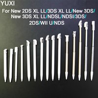 Metal Adjustable Stylus Pens For New 3DS XL LL/2DS LL XL NDSL DS Lite NDSi NDS Wii U 2DS 3DS Plastic Stylus Touch Pen