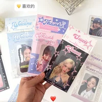 5 Set/Pack Photo Card Head and Back Packaging Bag All Set Toploader Deco Jewelry and Gift Packaging DIY Kpop Idol Photo Card