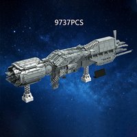 USS SULACO 9816 Space War Military MOC SpaceShip Battle Model Custom Puzzle Architecture DIY Education Assembly Model Toy Gift