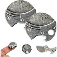 Mini Titanium Material Bottle Opener Quirky Style Practical Design EDC Cutter Compact Can Opener Outdoor Activities