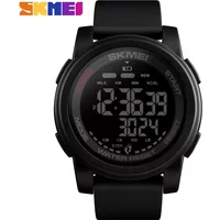 SKMEI 1469 For Men Pedometer Data Clock relogio masculino 2 Time Mileage Watches Mens Calorie Distance Digital Sport Wrist Watch