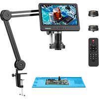 TOMLOV DM602 Flex Digital Microscope 2000X Zoom HD Electronic Microscopes Camera Magnifier for Soldering Phone Repair Microscope