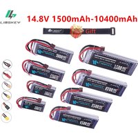 60C Lipo Battery 14.8V 4S 1500mah 1800mah 2200mah 2800mAh 3300mAh 5200MAH 6000MAH 7200MAH XT60 Deans T Drone FPV Airplane