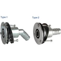Through Hull Exhaust Skin Adjustment, Boat Exhaust Pipe, Fuselage Pipe, Outlet Pipe, 316 Stainless Steel through Hull Skin, Exha