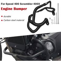 For Speed400 SCRAMBLER 400 X 2024 2025 Speed 400 Scrambler 400X Motorcycle Crash Bar Engine Guard Frame Protector Bumper Kit