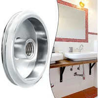 1pcs 38mm Replacement Sink Basin Waste Plug Cap Easy Pop-Up Click Clack Chrome Finish Brass Bathroom Basin Sink Bathtub Plugs