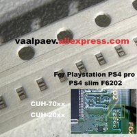 10-100PCS For Playstation PS4 Pro CUH-70xx PS4 Slim CUH-20xx F6202 F6201 BD-ROM Original new Small Fuse on Motherboard Fix part