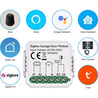 Tuya WiFi/Zigbee Garage Door Opener Smart Life Application Switch Module with Alice Alexa Google Home Assistant