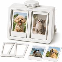 Polaroid Rotating Photo Frame Stereoscopic Album Ornament Photo Storage Ornament 360 degree Rotating Photo Frame 3-inch Photos