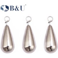 B&U Tungsten Fastach Sinker Fishing Sinker Hook Connector Line Sinkers Additional Weight Quick Release Casting Fishing Tools