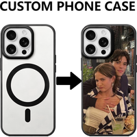 DIY Foto-Anpassung Magnetische Handyhülle für iPhone 18 17 16 15 14 13 12 11 Pro Max Air Plus Mini XS XR E Transparente Hülle