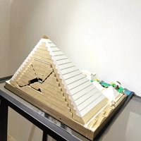 1476 pièces : modèle de la Grande Pyramide de Gizeh, ensemble de blocs de construction, briques à assembler, jouet pour enfants, cadeau d’anniversaire.