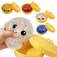 Dumpling Squishy Mystery Box - Smile White and Gold 2026 Upgraded Dumplings Squishes for Squeeze Easter Basket Stuffers & Stoc