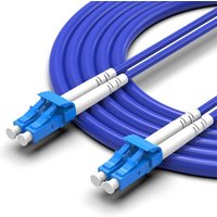 LC UPC to LC UPC Armored 3.0mm Fiber Optic Patch Cable 1/2/3/5M Indoor G657A1 Duplex OS2 Single Mode Fiber Patch Jumper Cable