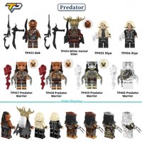 Iron Man Alien Hybrid Building Blocks Figures Assembly Toy for Children Educational Function ABS Material Unisex