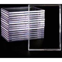 10pcs Hard Acrylic Trading Card Sleeves - Clear Toploader Protective Cases for Baseball/TCG/MtG Cards ZSY