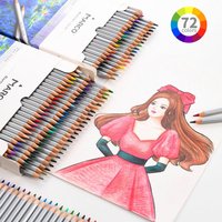 24/36/48/50/72/120/180 Pro colored pencil set,soft lead,multiple colors,vibrant colors,smooth writing,for adults coloring
