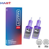 10pcs MAST Pro Sterilized Curved Magnum Tattoo Cartridge Needles 0.3/0.35mm 35RM/49RM Permanent Makeup Tattoo Supplies