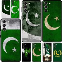 Soft TPU Phone Case For Samsung Galaxy S25 S24 S23 S22 S21 Ultra S20 FE 5G S10 S10E Plus Pakistan Flag Black Cover