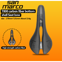 San Marco Aspider Carbon Bike Saddle Road TT Microfiber Surface Men Women MTB Mountain Racing Bicycle Seats Wide Cycling Parts