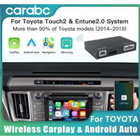 CARABC Wireless Carplay Android Auto For TOYOTA Entune 2.0 Touch 2 Highlander Tundra Sienna Prius Yaris Camry CHR Module