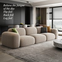 Relaxings Double Living Room Sofas Design Nordic Soft Classic Sofa Elegant Comfortable Meuble De Salon House Accessories