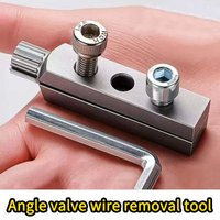 Universal Faucet Angle Valve Tool Set Screw Remover for Wire Stripped Damaged Screws - Broken Wire Extractor