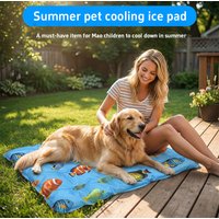 Pet Cooling Mat Air Conditioning Pet Mat Gel Pet Waterproof Leak-proof Sturdy Cat Kennel Outdoor Moisture-proof Pet Pad
