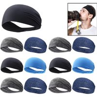 1/2/3/4Pcs Sports Headband Sweat-Absorbing And Anti Sweating Band Running Fitness Headband Headband Hoop Yoga