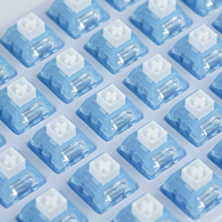 Kailh Arctic Fox Box Switch Computer Mechanical Gaming Keyboard 5 Pins Tactile Clicky Switches Hot Swap RGB SMD for VGN Kit