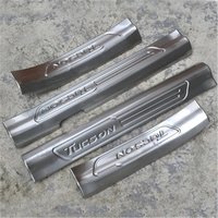 for Hyundai Tucson 2015 2016 2017~2020 stainless steel internal Welcome Pedal Trim scuff plate/door sill Car Accessories