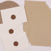 Stationery Set with Envelopes and Stationery Letter Writing Paper Wax Seal Stickers for Love Letter Wedding Party Invitations