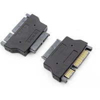 Slimline SATA 13Pin Female to SATA 22Pin Male Converter Serial ATA 7+15 to Slim 7+6 Pin Extend Adapter