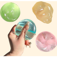 Clear Maltose Coconut Colorful Ball Slow Rebound Stress Anti Stress Ball Toy Soft Slow Rebound Stress Anxiety Relief Fidget Toy