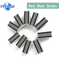 5pcs/10pcs LED Display 10 Segment Bar Graph Red Green Blue Colors DIY Display Module Digital Tube