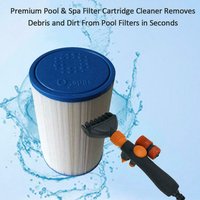 1pc Premium Pool & Spa Filter Cartridge Cleaner - Effortlessly Removes Debris & Dirt Heavy-Duty & Durable