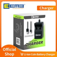 EEMB Charger for LIR2032 Rechargeable Battery LIR2025 LIR2450 lir2050 lir2430 lir1632H 3.7V Button Lithium Battery(optional)