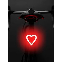 AliExpress Bicycle Taillight Multi Lighting Modes USB Charge Led Bike Heart Shape Light Flash Tail Rear Lights for Road Mtb Bike Seatpost