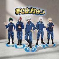 My Hero Academia With Sea Creatures Ver 15CM Double Sided Acrylic Stand Keychain 2026 New Anime Stand Izuku Midoriya Desk Decor