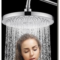 Round Top Spray Booster Large Size Shower Head Full Body Hotel Shower Home Bathroom Universal Interface