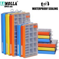 Waterproof Fishing Tackle Box Large Capacity Fishing Accessories Tool Storage Box Fish Hook Lure Fake Bait Box Fishing Supplies