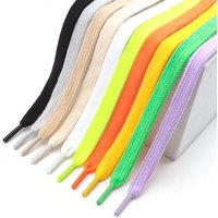 Classic Shoelaces for Sneakers Colored Flat 8mm Shoe Laces Skates Sport Shoes Boots Shoelace Accessories for AF1 Woman Man New