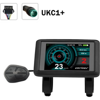 AliExpress CONHISMOTOR EBike accessory 36V-72V LCD UKC1+ Color Display with UART No. 2 ODM Protocol for EBike With SM/Waterproof Connect