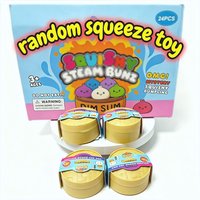 2026 New Blind Box Colorful Simulated Dumpling Squishy Relaxing Relieve Anxiety Antistress Rebound Squeeze Reliever Toy